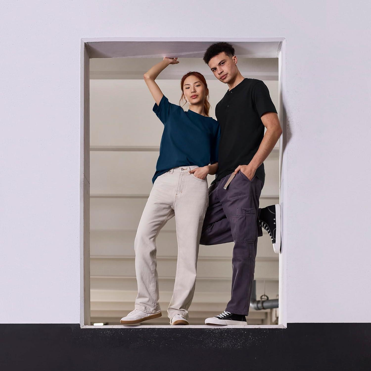 imageAmerican Apparel Adult CVC Henley Style G2004CVC Tshirt 2PackBlack 2pack