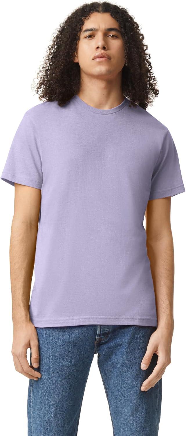 imageAmerican Apparel Adult CVC TShirt Style G2001CVC 2PackHeather Lilac 2pack