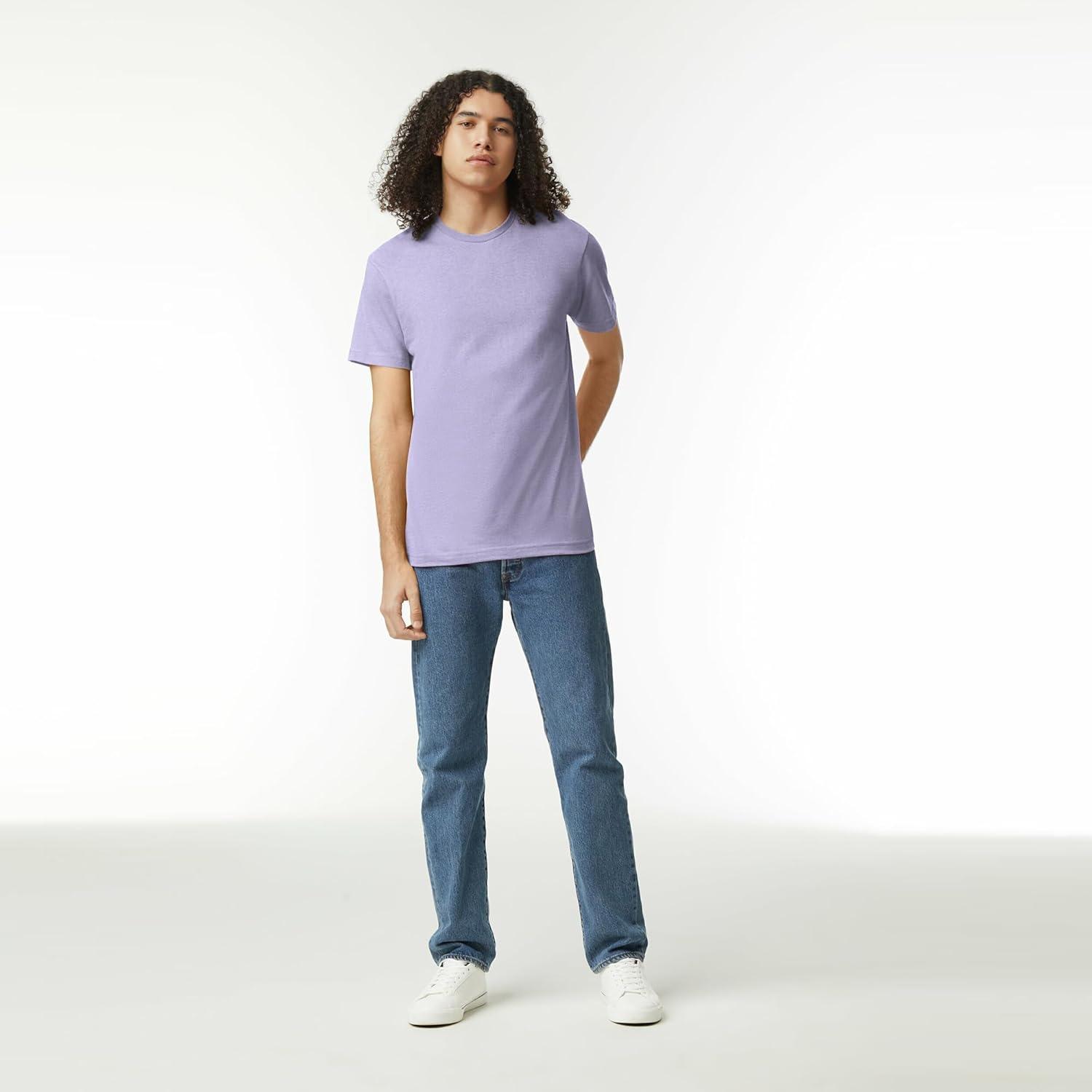 imageAmerican Apparel Adult CVC TShirt Style G2001CVC 2PackHeather Lilac 2pack