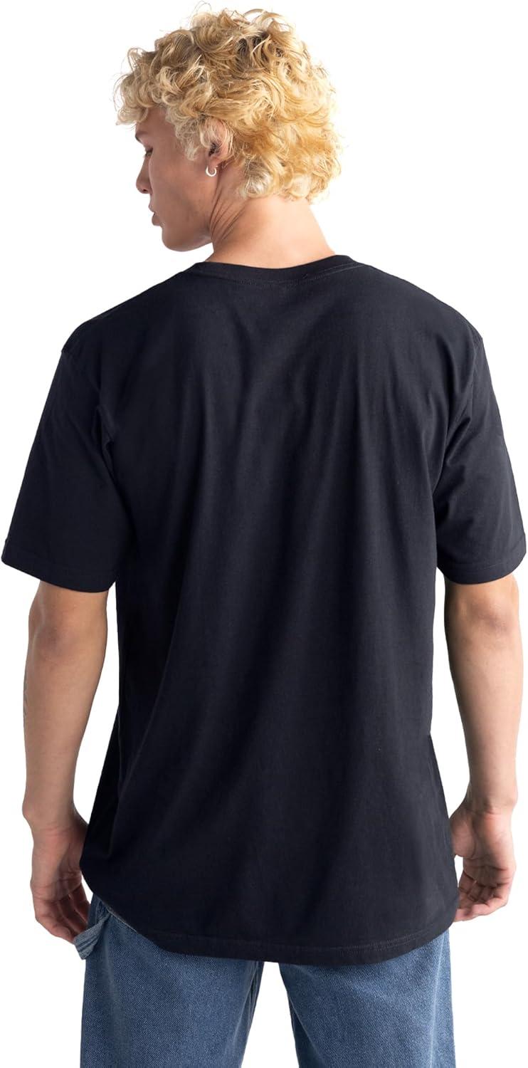 imageAmerican Apparel Adult Fine Jersey TShirt Style G2001 MultipackBlack White Logo Center Print 1pack