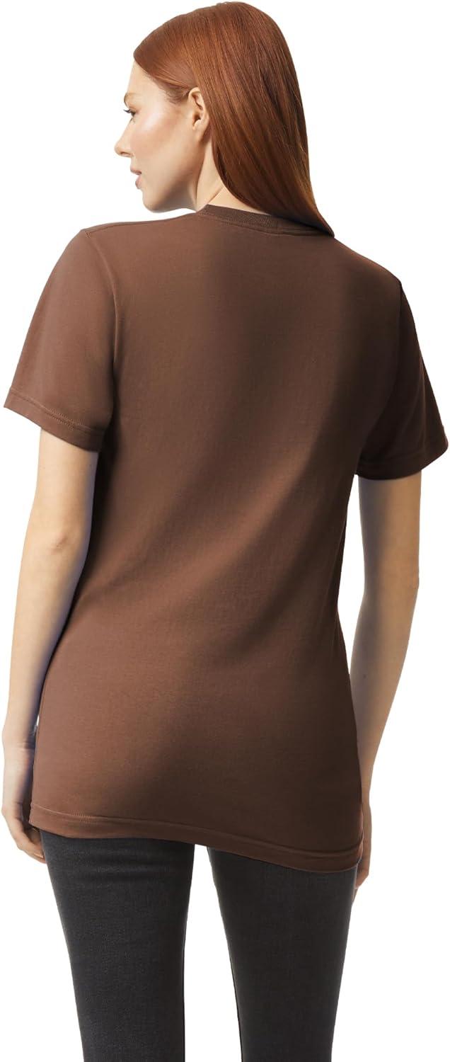 imageAmerican Apparel Adult Fine Jersey TShirt Style G2001 MultipackBrown 2pack