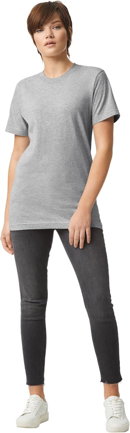 imageAmerican Apparel Adult Fine Jersey TShirt Style G2001 MultipackHeather Grey 2pack