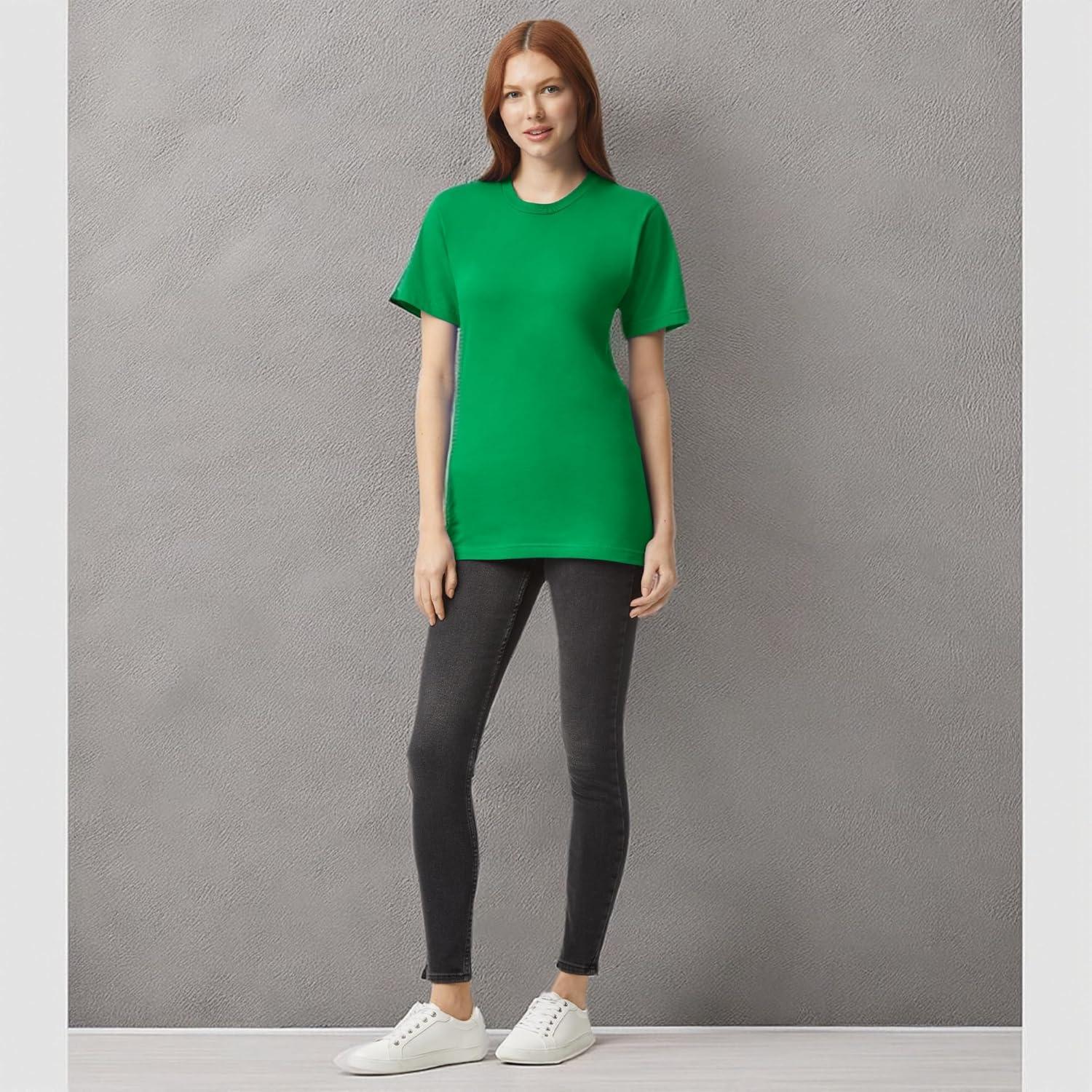 imageAmerican Apparel Adult Fine Jersey TShirt Style G2001 MultipackKelly Green 2pack