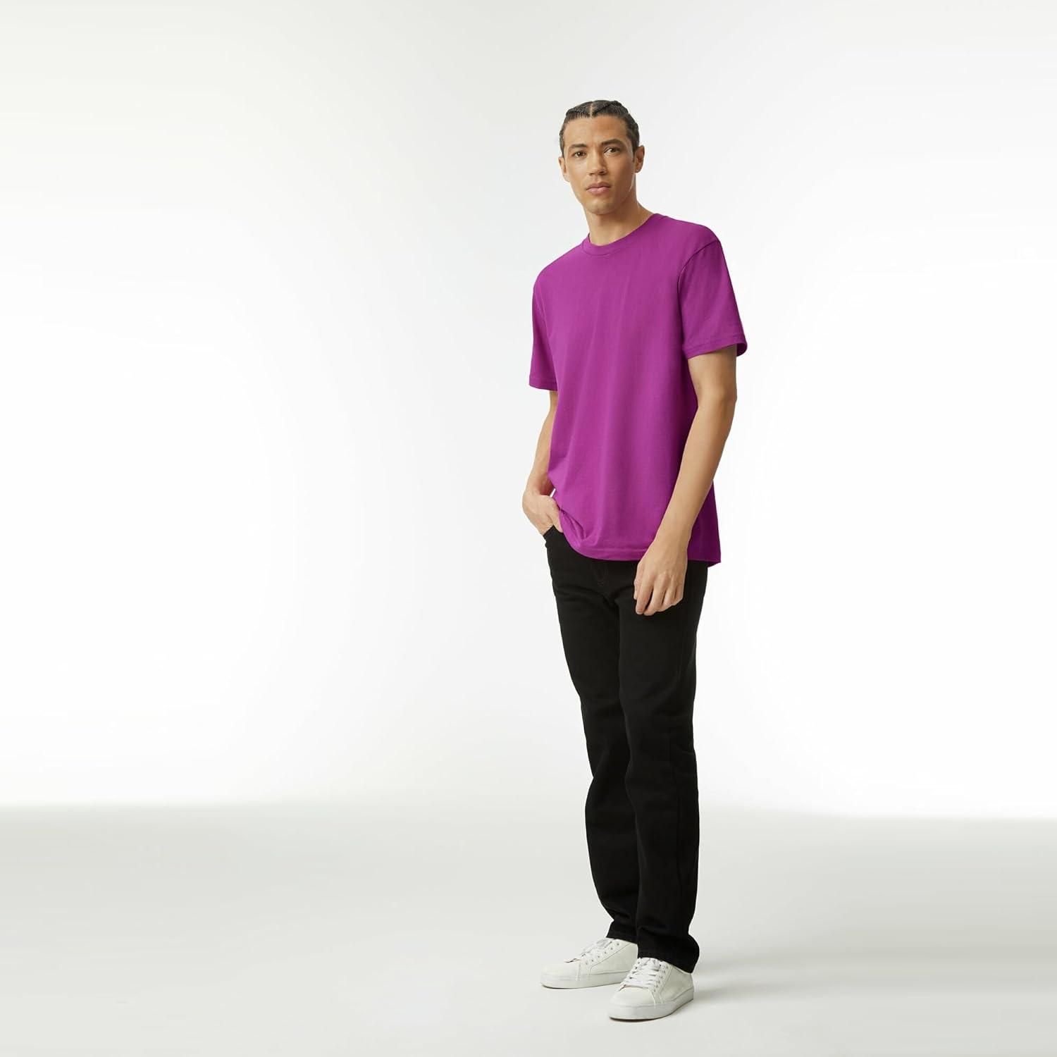 imageAmerican Apparel Adult Fine Jersey TShirt Style G2001 MultipackSuper Pink 2pack