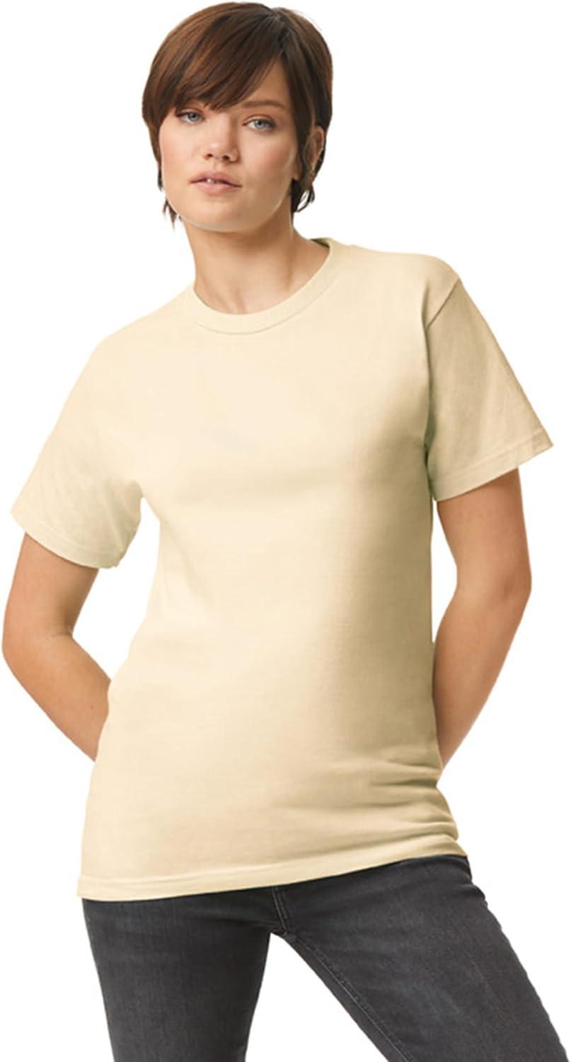 imageAmerican Apparel Adult Heavyweight Cotton Style G1301G1301GD Tshirt MultipackCream 2pack