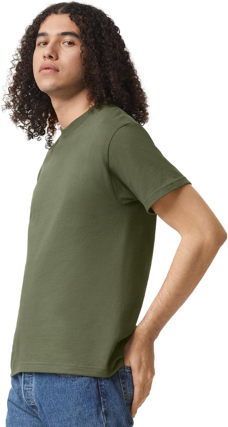 imageAmerican Apparel Adult Heavyweight Cotton Style G1301G1301GD Tshirt MultipackMilitary Green 2pack