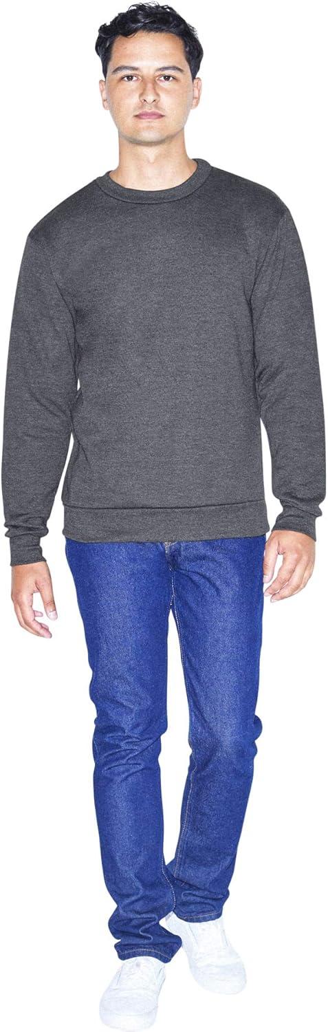 imageAmerican Apparel Adult ReFlex GRF496AA Fleece Crewneck SweatshirtDark Heather Grey