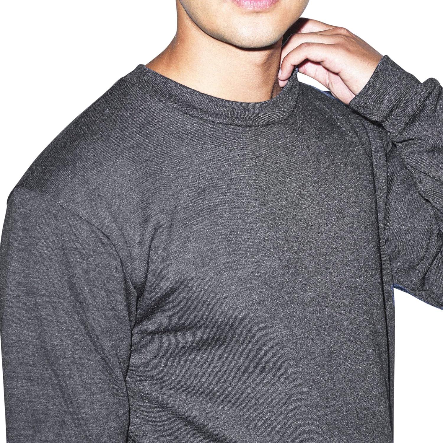 imageAmerican Apparel Adult ReFlex GRF496AA Fleece Crewneck SweatshirtDark Heather Grey