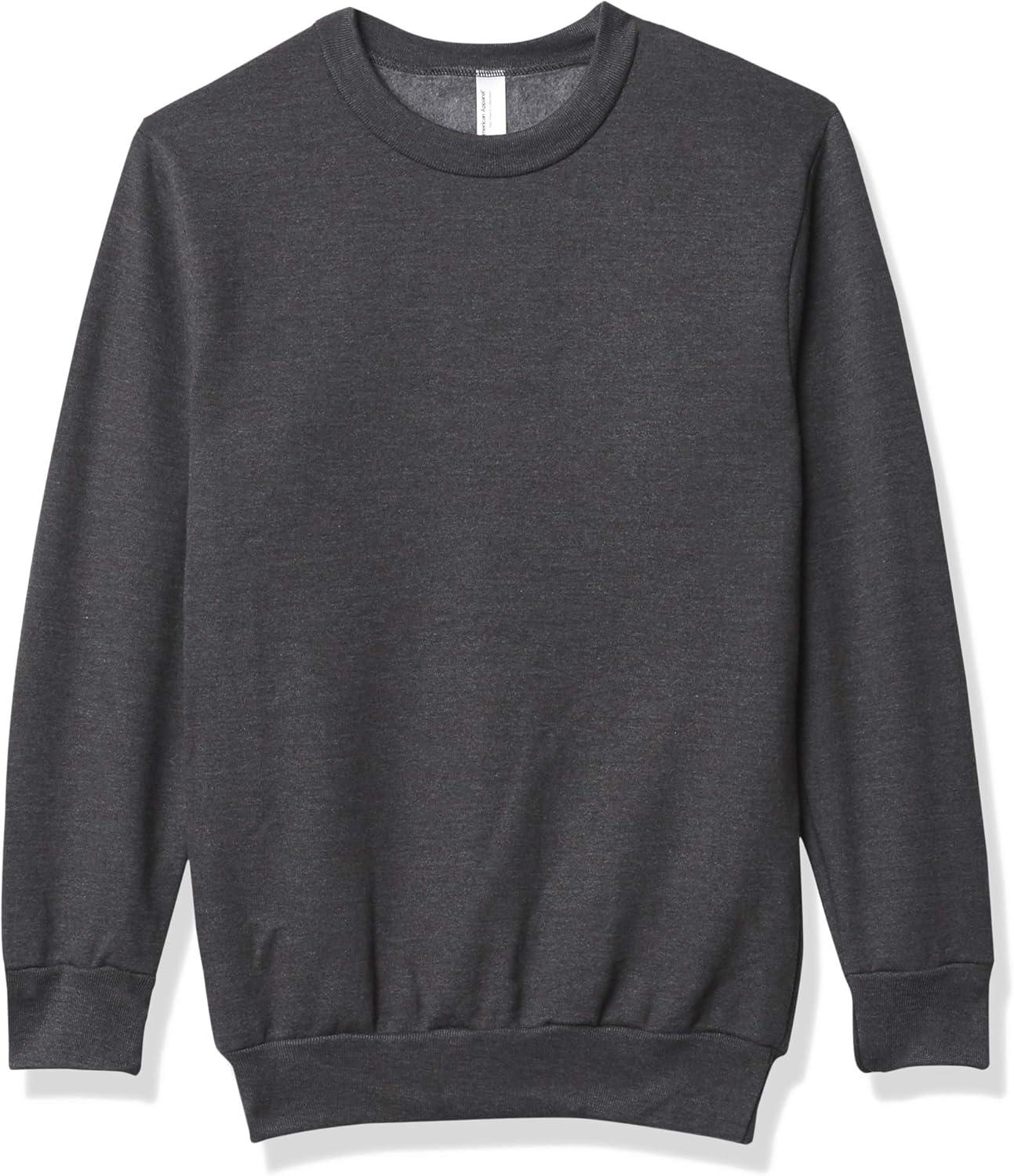 imageAmerican Apparel Adult ReFlex GRF496AA Fleece Crewneck SweatshirtDark Heather Grey
