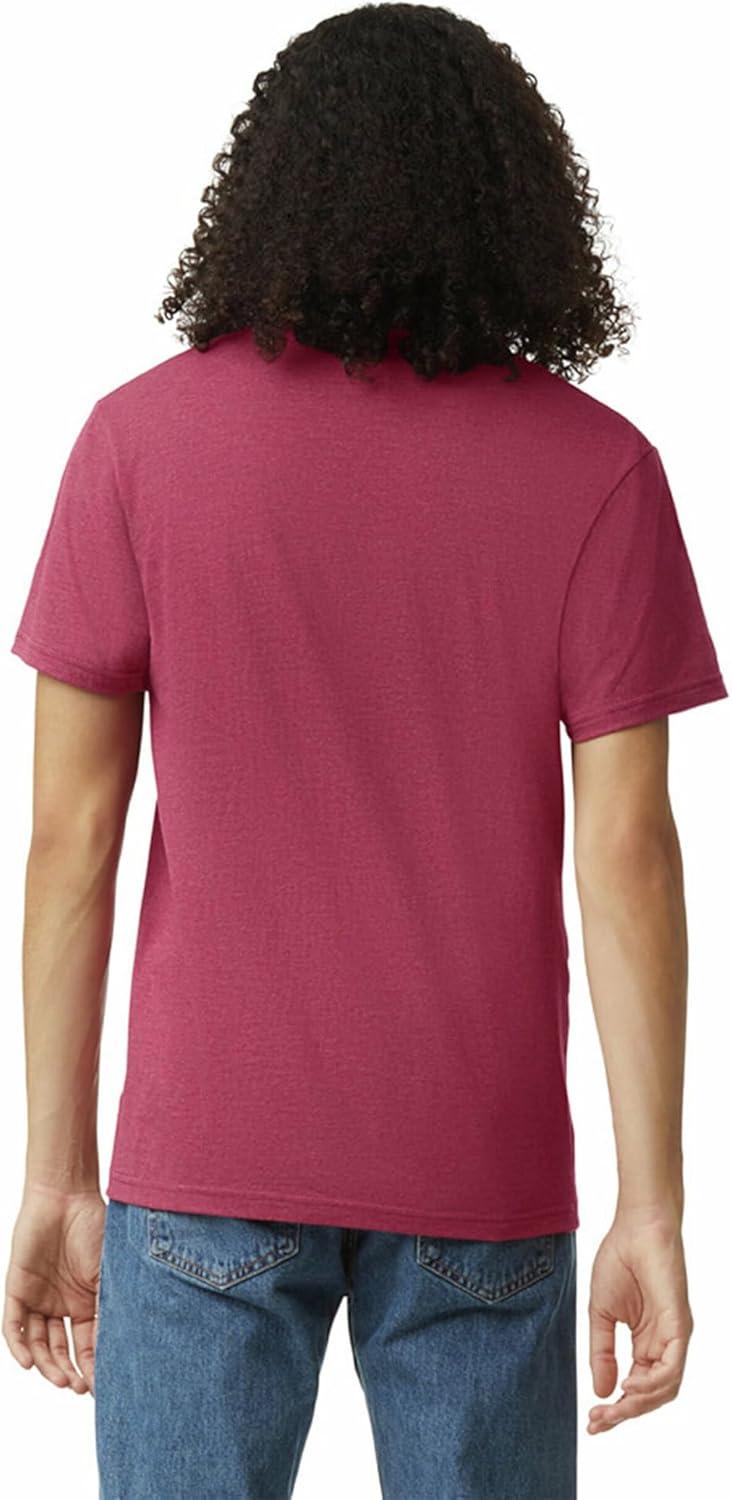 imageAmerican Apparel UnisexAdult CVC VNeck TShirt Style G2006cvc 2PackHeather Cardinal 2pack