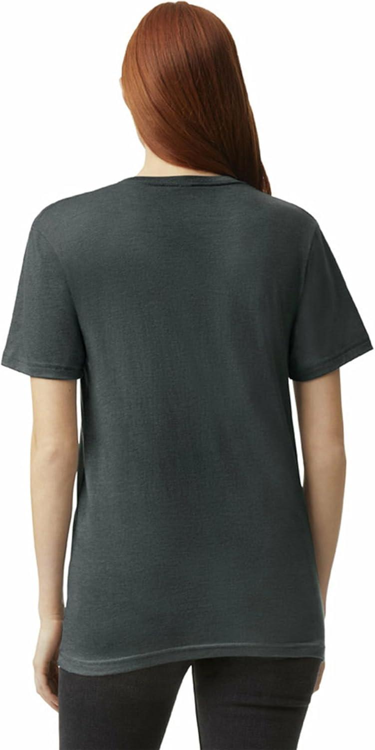 imageAmerican Apparel UnisexAdult CVC VNeck TShirt Style G2006cvc 2PackHeather Charcoal 2pack