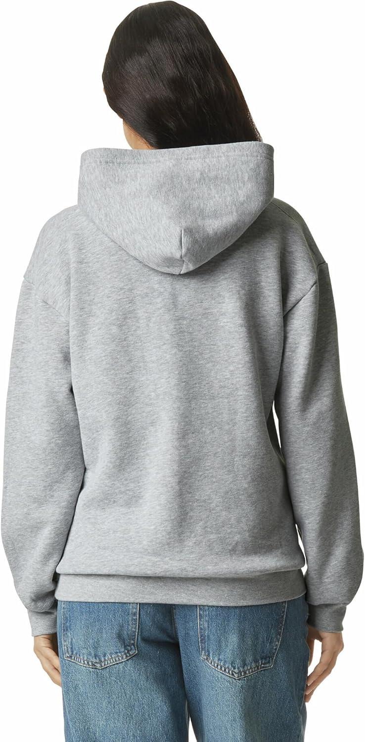 imageAmerican Apparel unisexadult Reflex Fleece Pullover Hoodie Sweatshirt Grf498aaHeather Grey
