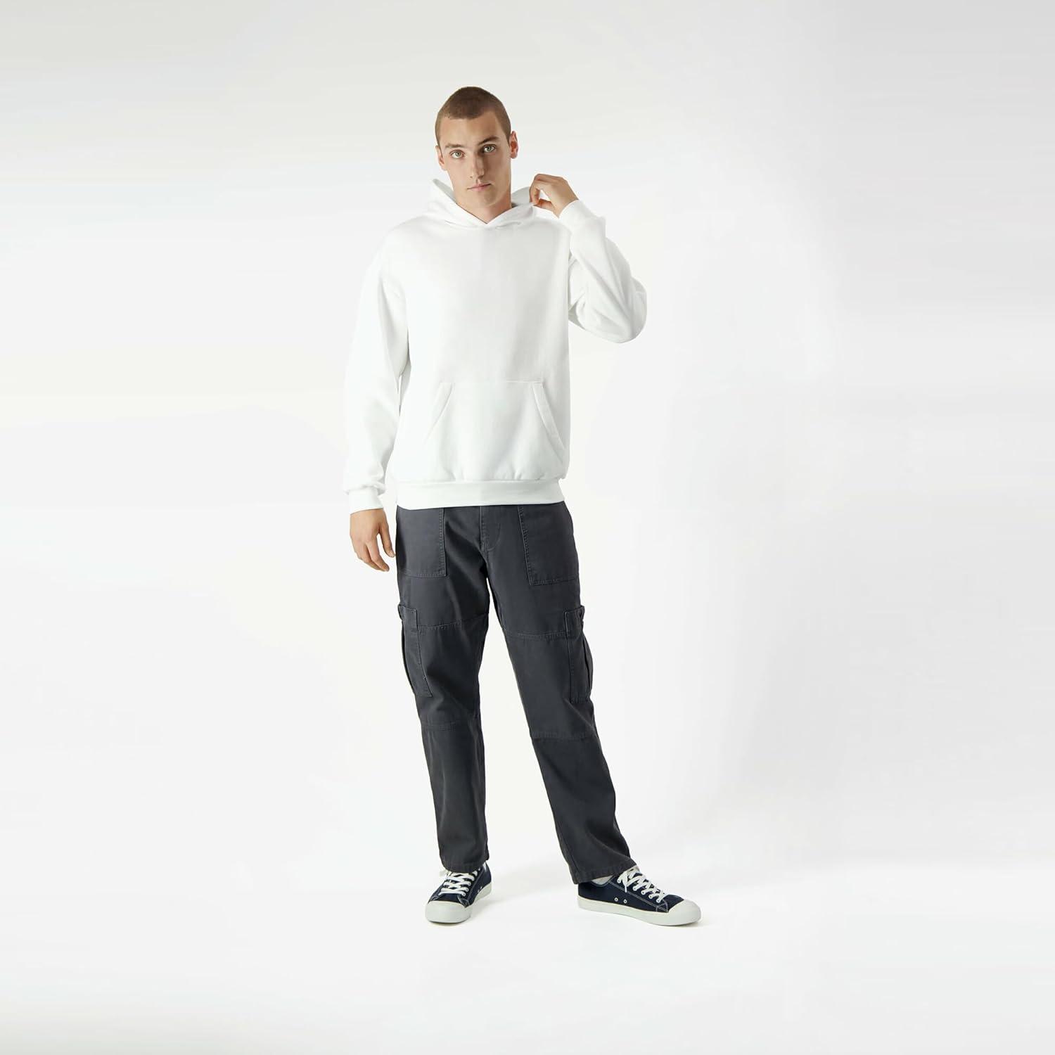 imageAmerican Apparel unisexadult Reflex Fleece Pullover Hoodie Sweatshirt Grf498aaWhite