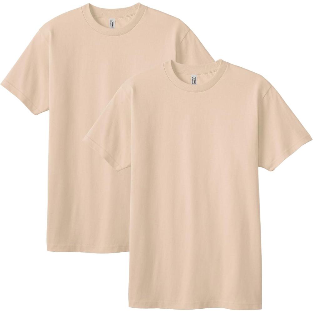 imageAmerican Apparel Adult Heavyweight Cotton Style G1301G1301GD Tshirt MultipackSand 2pack