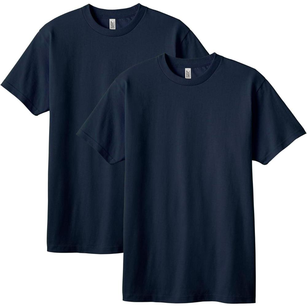 imageAmerican Apparel Adult Heavyweight Cotton Style G1301G1301GD Tshirt MultipackTrue Navy 2pack