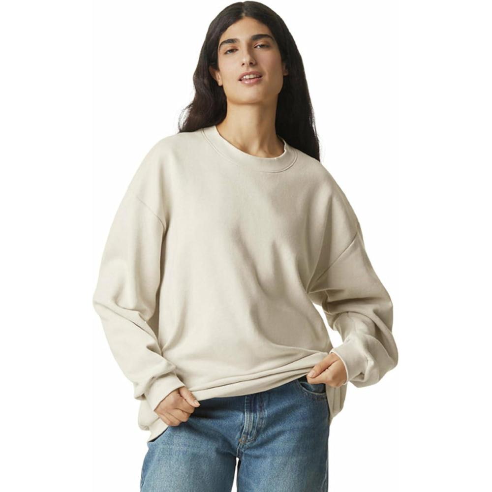 imageAmerican Apparel Adult ReFlex GRF496AA Fleece Crewneck SweatshirtBone