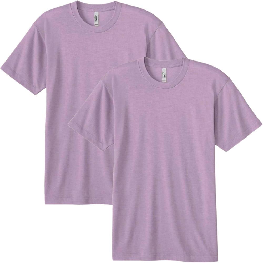 imageAmerican Apparel Adult TriBlend Style GTR401 Track TShirt 2PackTristorm 2pack