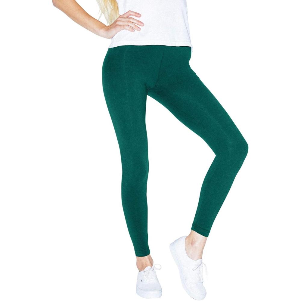 imageAmerican Apparel Womens Cotton Spandex Jersey LeggingForest