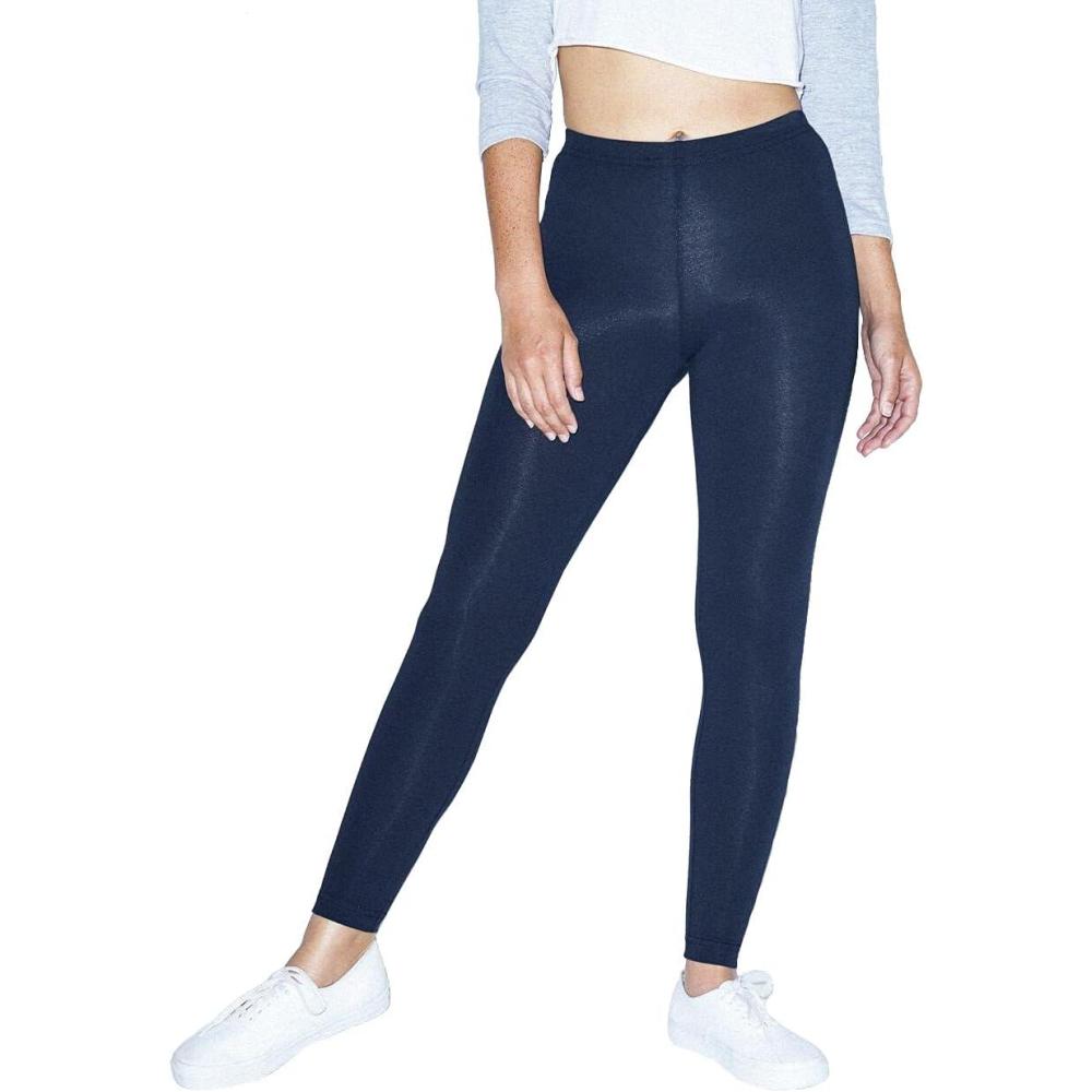 imageAmerican Apparel Womens Cotton Spandex Jersey LeggingNavy