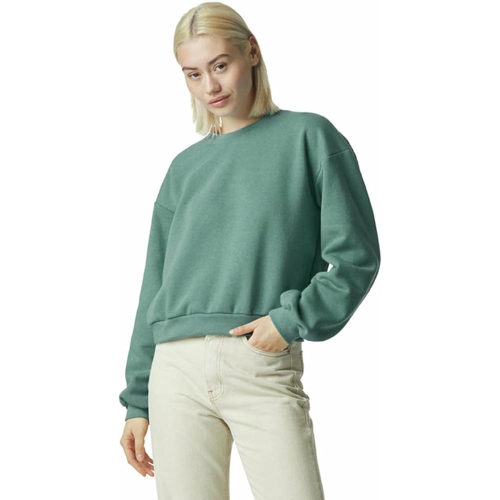 imageAmerican Apparel Womens ReFlex GRF494AA Fleece Crewneck SweatshirtArctic
