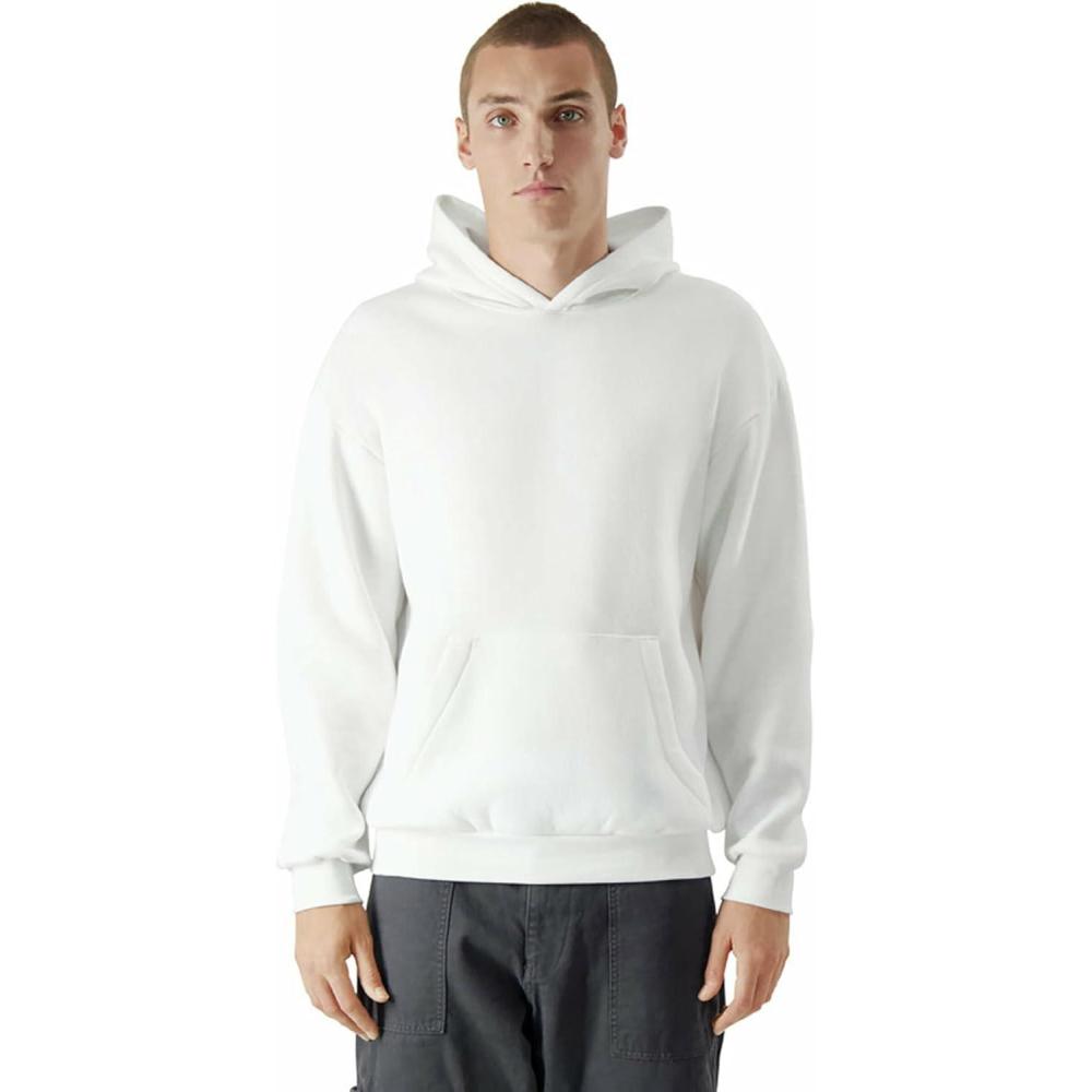 imageAmerican Apparel unisexadult Reflex Fleece Pullover Hoodie Sweatshirt Grf498aaWhite