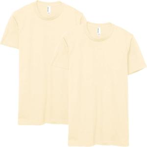 American Apparel Adult Fine Jersey T-Shirt, Style G2001, Multipack(Cream (2-pack))