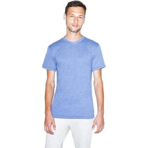 American Apparel Adult Tri-Blend Style GTR401 Track T-Shirt (2-Pack)(Athletic Blue)