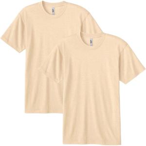 American Apparel Adult Tri-Blend Style GTR401 Track T-Shirt (2-Pack)(Tri-cream (2-pack))
