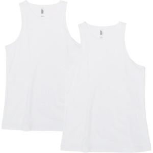 American Apparel Womens CVC Racerneck Tank, Style G101cvc, 2-Pack(White (2-pack))