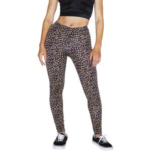 American Apparel Women’s Cotton Spandex Jersey Legging(Cheetah)