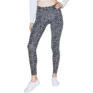 American Apparel Women’s Cotton Spandex Jersey Legging(Leopard)
