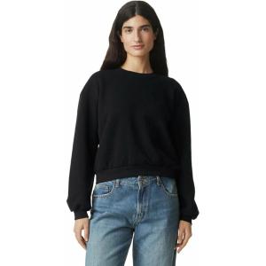 American Apparel Women’s ReFlex GRF494AA Fleece Crewneck Sweatshirt(Black)