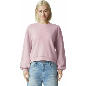 American Apparel Women’s ReFlex GRF494AA Fleece Crewneck Sweatshirt(Blush)