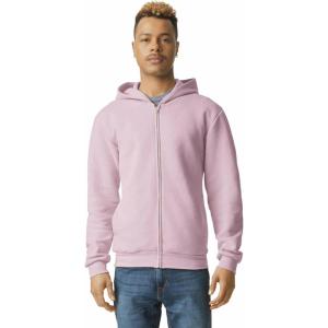 American Apparel unisex-adult Reflex Fleece Full Zip Hoodie Sweatshirt, Grf497aa(Blush)