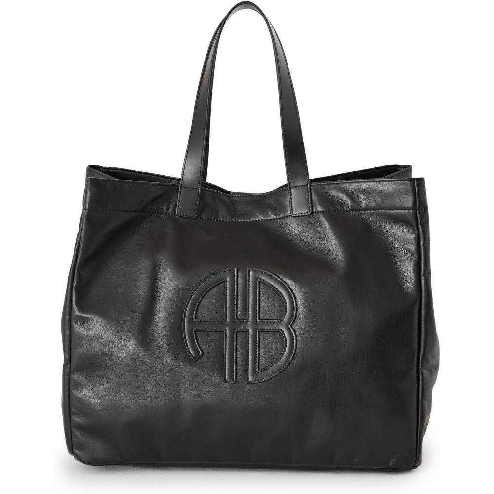 imageANINE BING Womens Large Rio ToteBlack