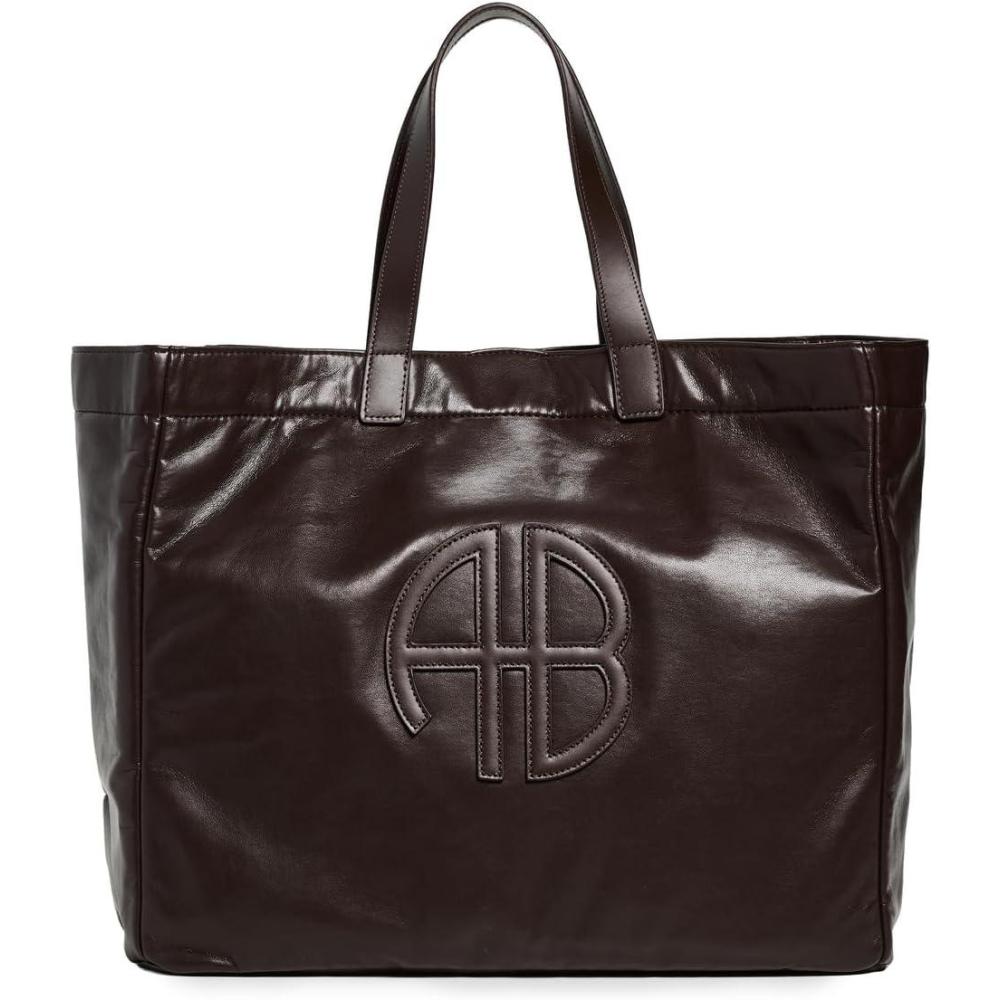 imageANINE BING Womens Large Rio ToteDark Brown