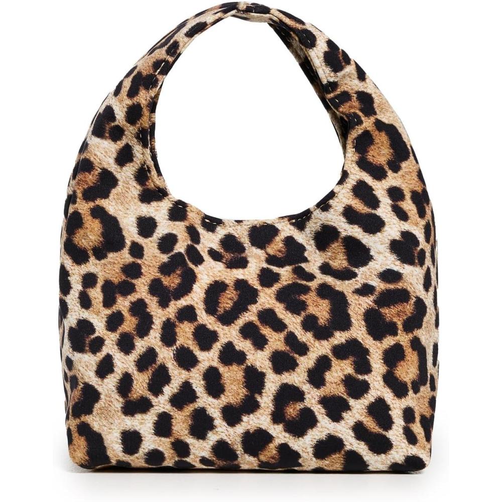 imageLoeffler Randall Womens Kenzie Mini Bucket ClutchLeopard