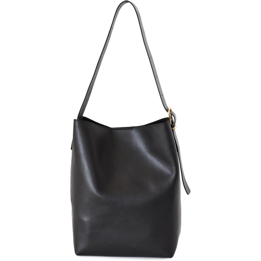 imageMadewell Womens The Essential Bucket Tote in SuedeTrue Black