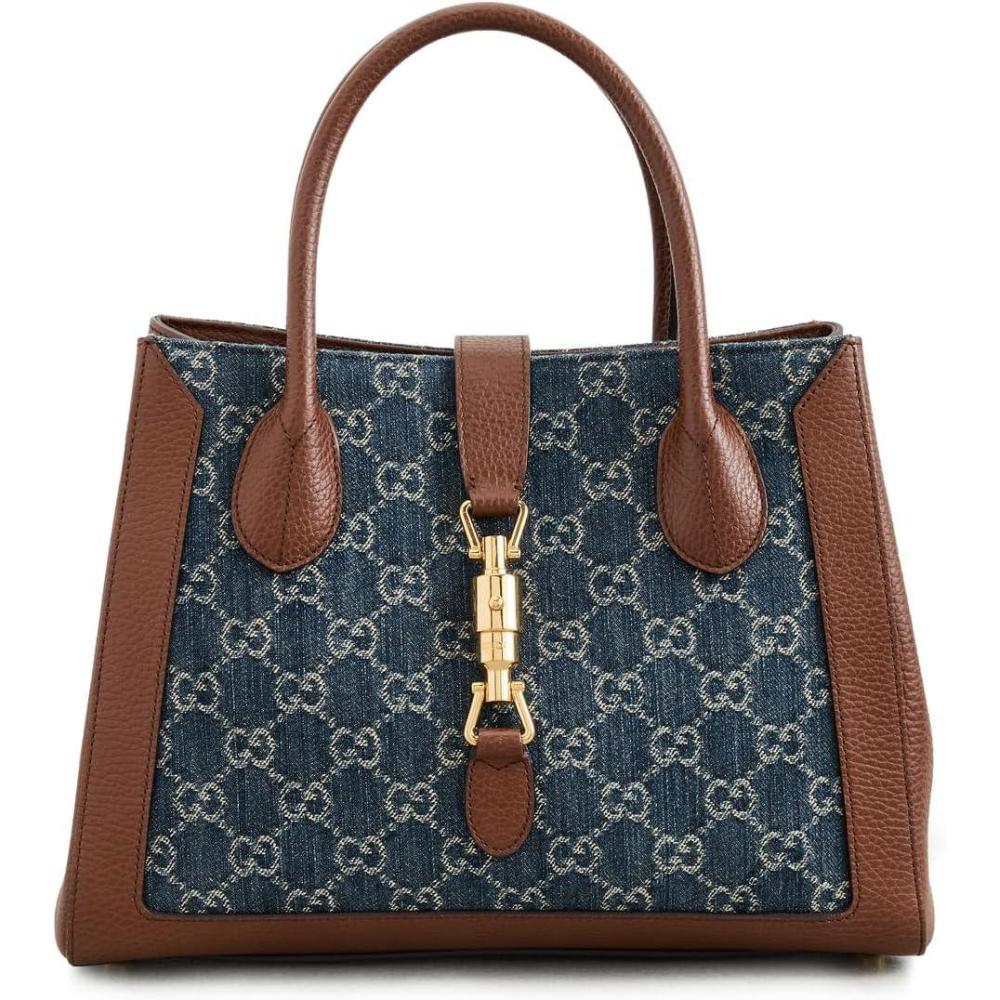 imageWomens PreLoved Gucci Medium Jackie 1961 Tote DenimMulti