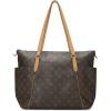 imageWHAT GOES AROUND COMES AROUND Womens PreLoved Louis Vuitton Monogram Totally MM ToteBrown