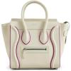 imageWomens PreLoved Celine Micro Luggage Tote Calf LeatherWhite
