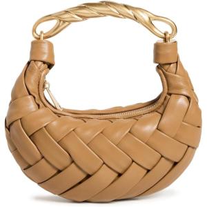 JW PEI Women’s Orla Faux Leather Weave Handbag(Brown)