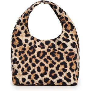 Loeffler Randall Women’s Kenzie Mini Bucket Clutch(Leopard)