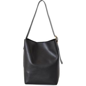 Madewell Women’s The Essential Bucket Tote in Suede(True Black)