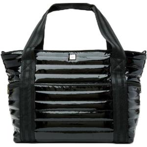 Think Royln Jetset Wingman Tote(Black Patent)