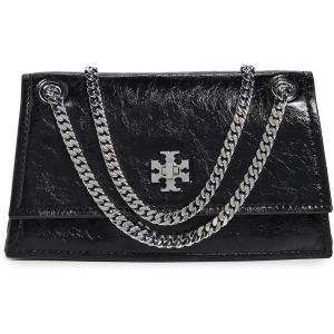 Tory Burch Women’s Kira Turnlock Mini Bag(Black)