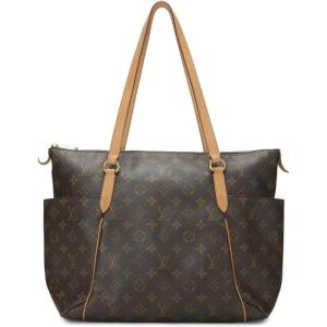 WHAT GOES AROUND COMES AROUND Women’s Pre-Loved Louis Vuitton Monogram Totally MM Tote(Brown)