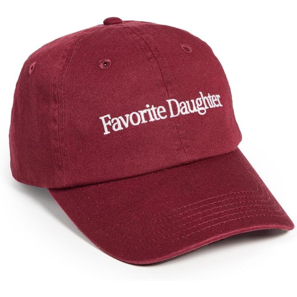 imageFavorite Daughter Womens Classic Logo Baseball CapSangria NightsWhite
