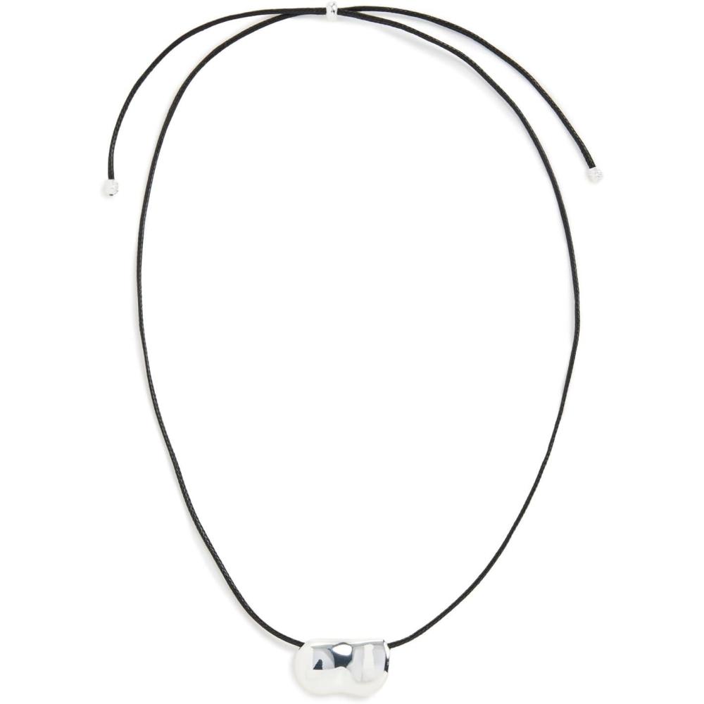 imageHeaven Mayhem Womens Pebble NecklaceSILVER  BLACK