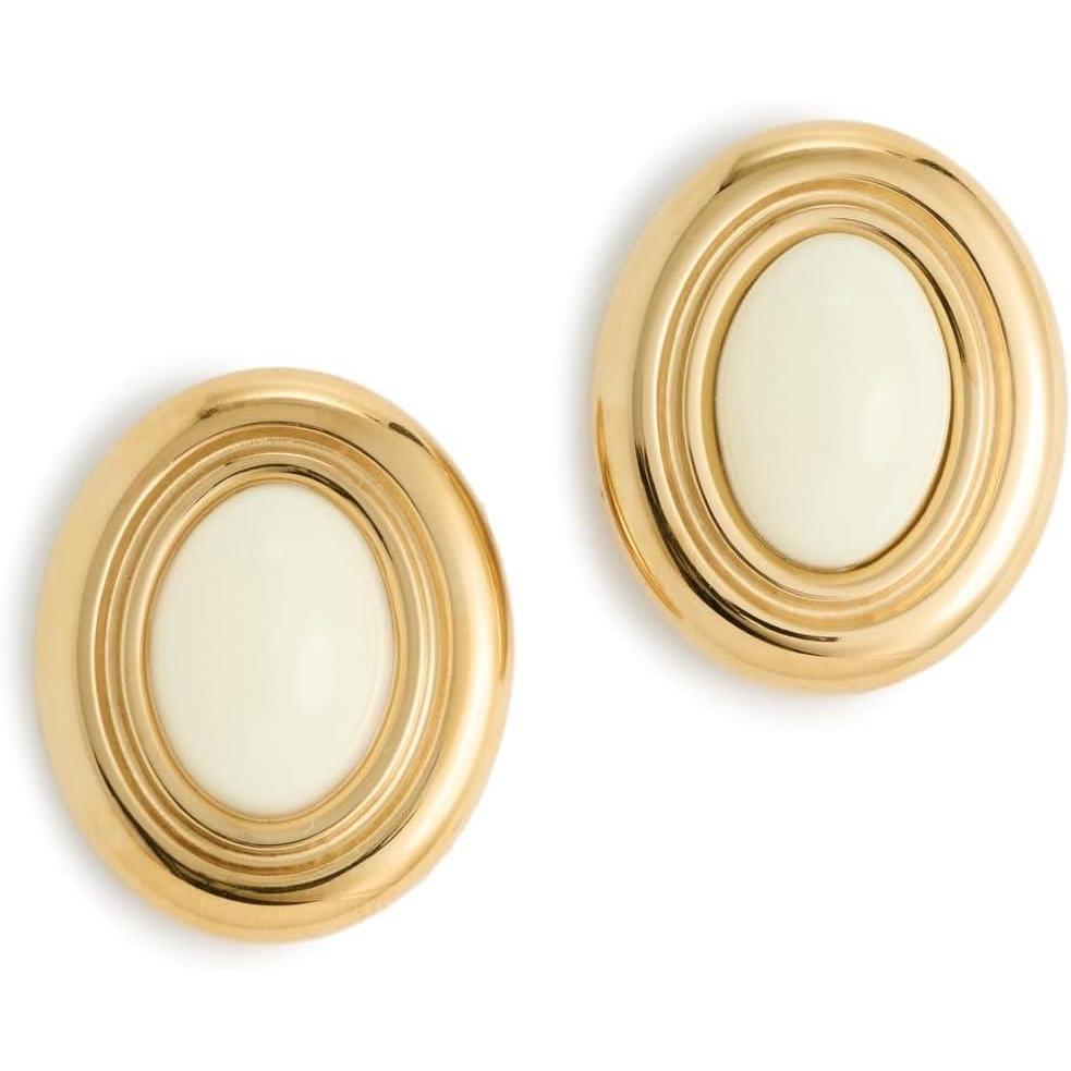 imageHeaven Mayhem Womens Prize EarringsGold  Cream